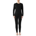 thumbnail image 1 of Fruit of the Loom Women's & Women's Plus Stretch Fleece Thermal Top and Bottom Set, 1 of 14