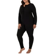 FIT FOR ME BY FRUIT OF THE LOOM Fruit of the Loom Women's & Women's Plus Waffle Thermal Union Suit Pajama