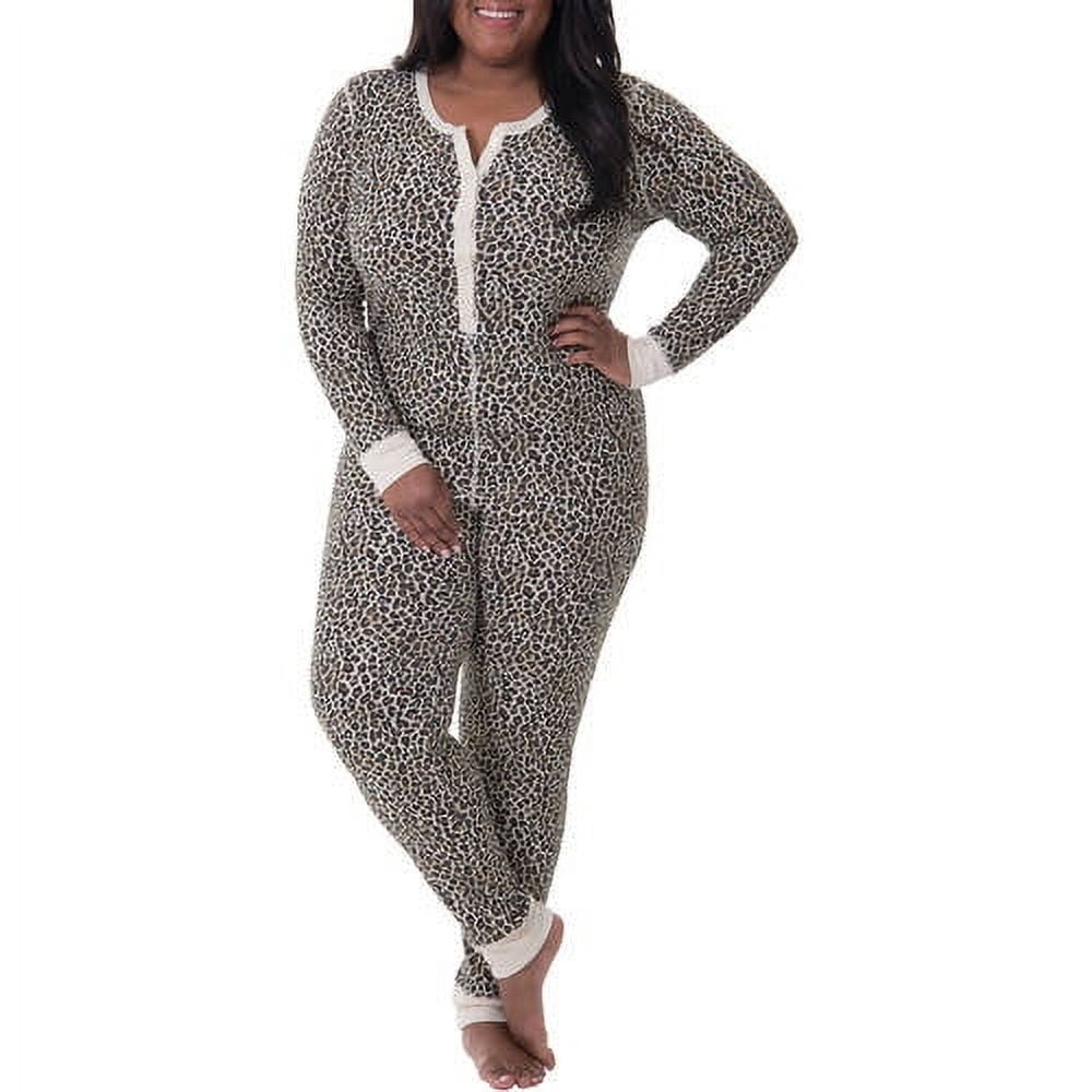 Fruit of the Loom Women's & Women's Plus Waffle Thermal Union Suit Pajama