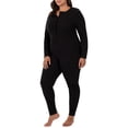 thumbnail image 1 of Fruit of the Loom Women's & Women's Plus Waffle Thermal Union Suit Pajama, 1 of 5