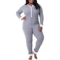 thumbnail image 1 of Fruit of the Loom Women's & Women's Plus Waffle Thermal Union Suit Pajama, 1 of 1