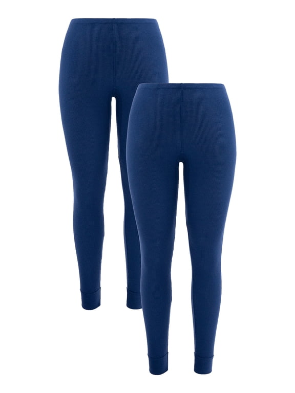 Women's and Women's Plus Eversoft Waffle Thermal Bottom, 2-Pack