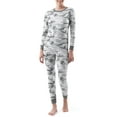 thumbnail image 1 of Fruit of the Loom Women's and Women's Plus Long Underwear 2-Piece Waffle Top and Bottom Thermal Set, Prints, 1 of 14