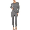thumbnail image 1 of Fruit of the Loom Women's and Women's Plus Thermal Waffle Sleep Top and Bottom- 2 Pack Set, 1 of 3
