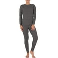 thumbnail image 1 of Fruit of the Loom Women's and Women's Plus Long Underwear Thermal Waffle Top and Bottom Set, 1 of 12