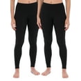 thumbnail image 1 of Fruit of the Loom Women's and Women's Plus Long Underwear Waffle Thermal Bottoms, 2-Pack, 1 of 3