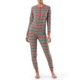 thumbnail image 1 of Fruit of the Loom Women's and Women's Plus Long Underwear Waffle Thermal Union Suit, 1 of 13