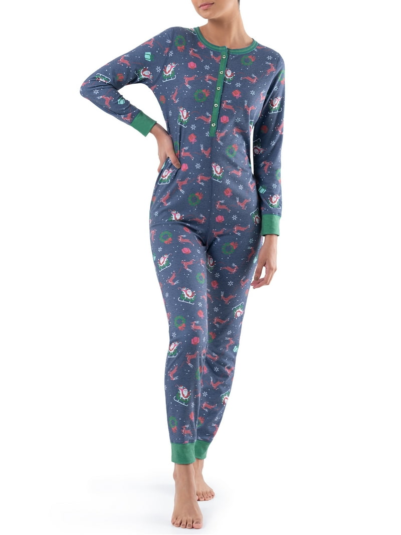 Fruit of the Loom Women's Thermal Waffle Union Suit Comfort