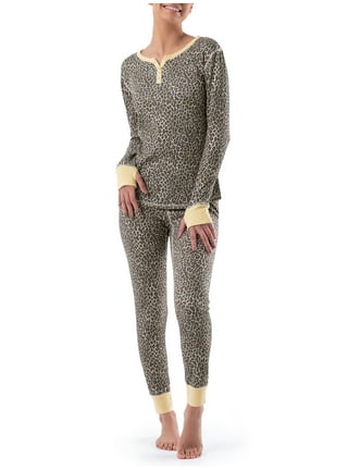 Fruit Of The Loom Women's And Plus Long Underwear Waffle Thermal Top And  Bottom Set : Target