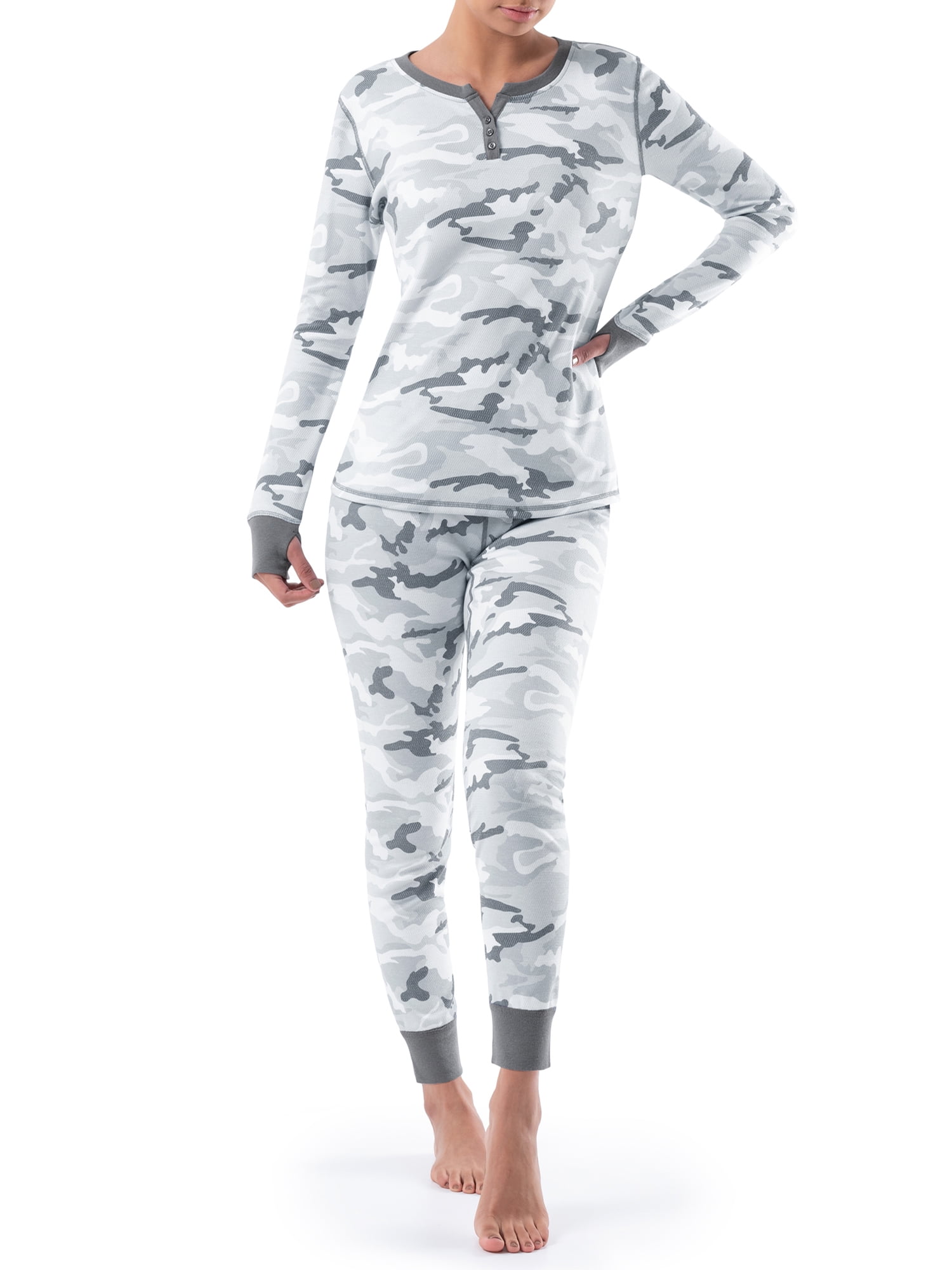 Fruit of the loom shop thermal henley