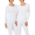 thumbnail image 1 of Fruit of the Loom Women's and Women's Plus Waffle Thermal Underwear Crew Sleep Top - 2 Pack, 1 of 3