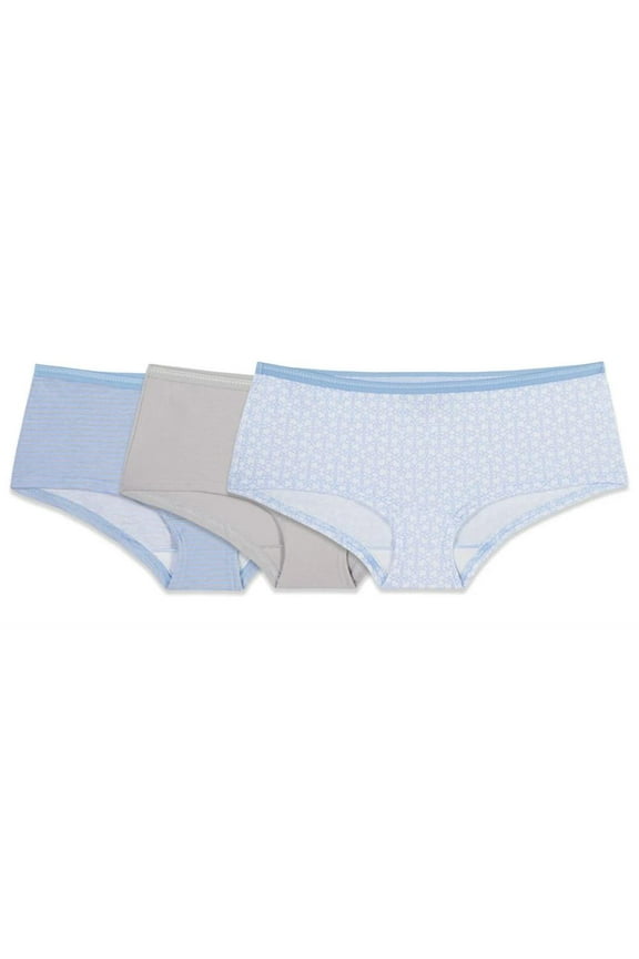 Womens 3-Pack Boy Shorts Assorted  9