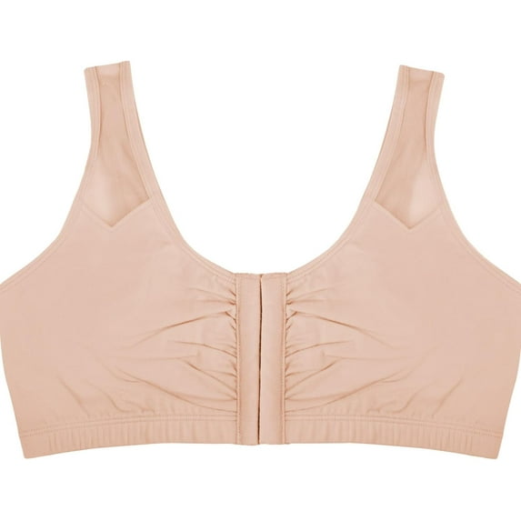 Fruit of the Loom Womens Comfort Front Close Sport Bra with Mesh Straps, Style FT715