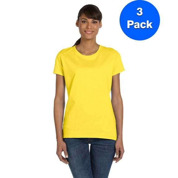 Fruit of the Loom Womens HD T-Shirt L3930R (3 PACK)