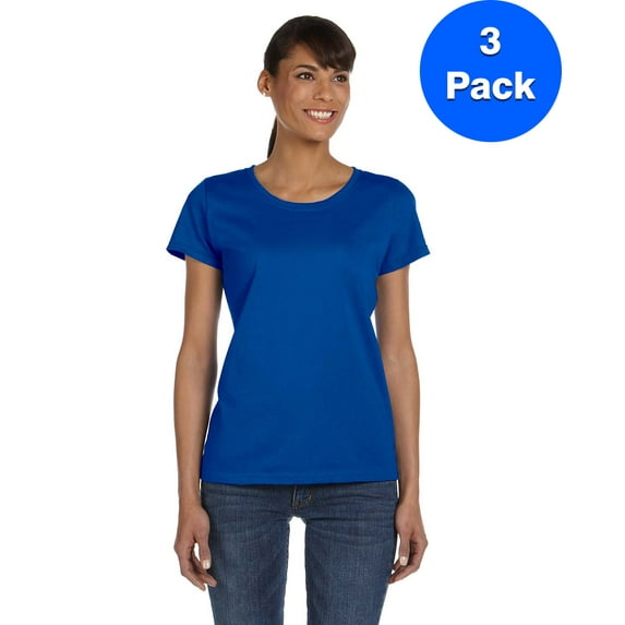 Fruit of the Loom Womens HD T-Shirt L3930R (3 PACK)