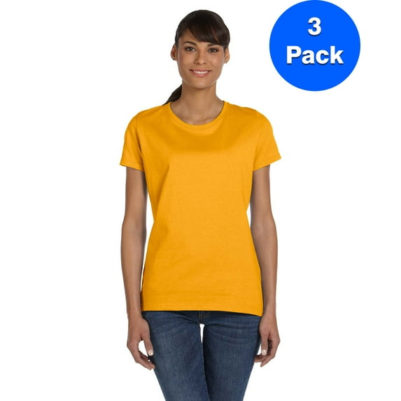 Fruit of the Loom Womens HD T-Shirt L3930R (3 PACK)