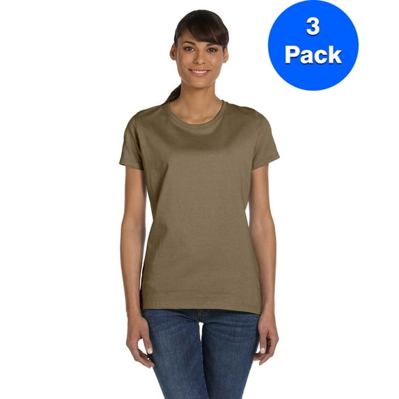 Fruit of the Loom Womens HD T-Shirt L3930R (3 PACK)