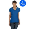thumbnail image 1 of Fruit of the Loom Womens HD V-Neck T-Shirt L39VR (2 PACK), 1 of 3