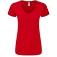 thumbnail image 1 of Fruit of the Loom Womens Iconic 150 V Neck T-Shirt, 1 of 3