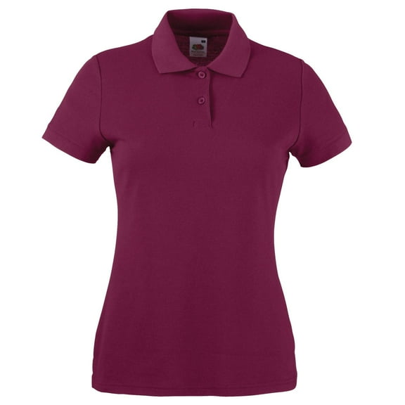 Fruit of the Loom Womens Lady Fit Short-Sleeved Polo Shirt