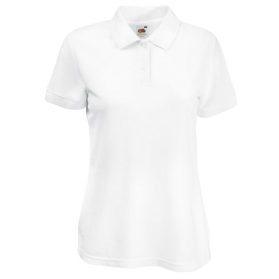 Fruit of the Loom Womens Lady Fit Short-Sleeved Polo Shirt