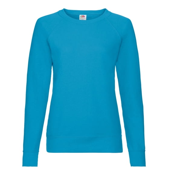 Fruit of the Loom Womens Lightweight Lady Fit Raglan Sweatshirt