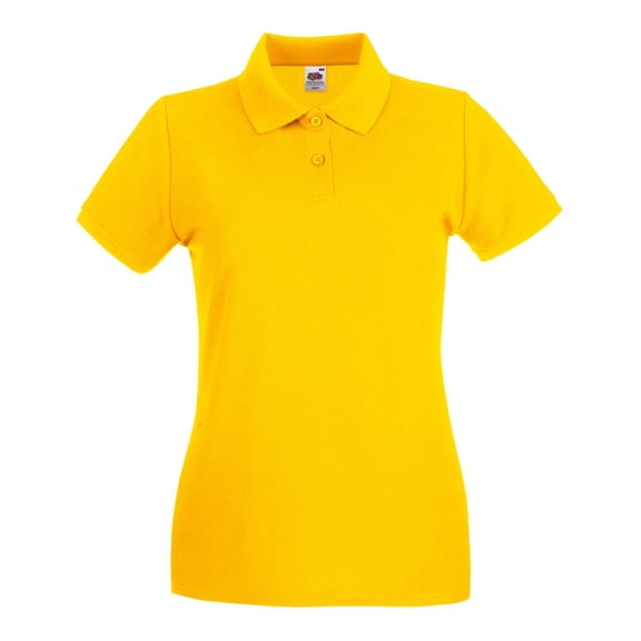 Fruit of the Loom Womens Premium Fitted Short-Sleeved Polo Shirt