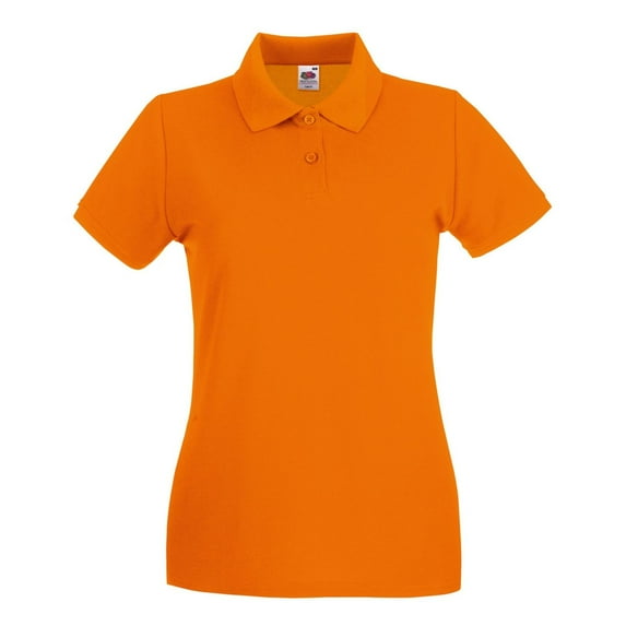 Fruit of the Loom Womens Premium Fitted Short-Sleeved Polo Shirt