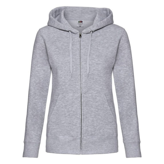 Fruit of the Loom Womens Premium Hooded Lady Fit Sweat Jacket