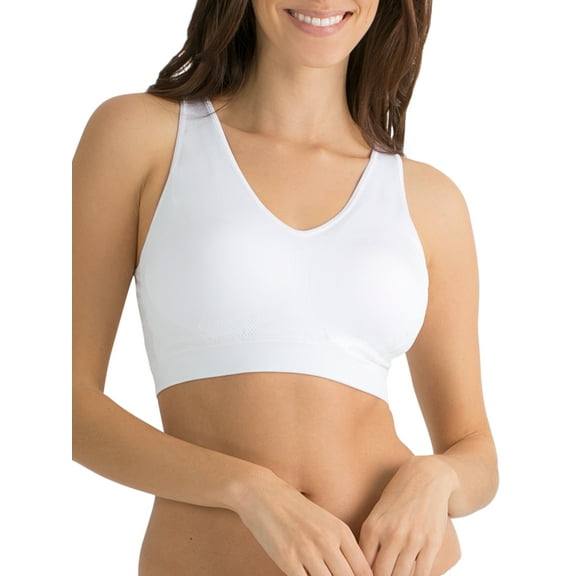 Fruit of the Loom Womens Seamless Pullover Bra with Built-In Cups, Style FT662