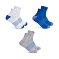 thumbnail image 1 of Fruit of the Loom Womens Value Ankle Socks, 3-Pack, Sock Sizes 4-10, 1 of 8