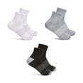 thumbnail image 1 of Fruit of the Loom Womens Value No-Show Socks, 3 Pack,Sock Sizes 4-10, 1 of 9