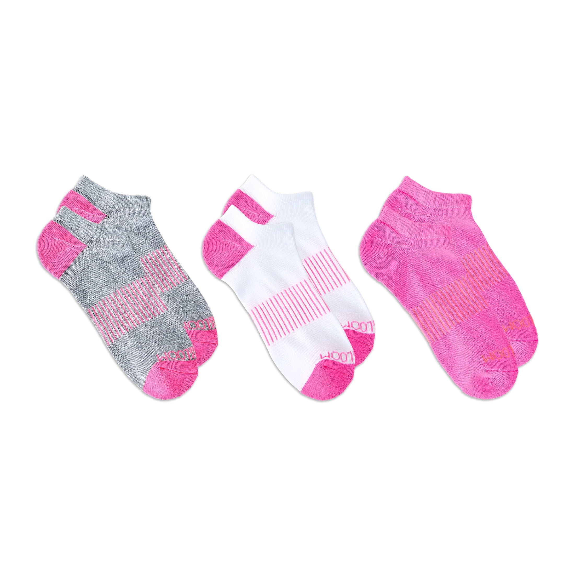 Fruit of the Loom Womens Value No-Show Socks, 3 Pack,Sock Sizes 4-10