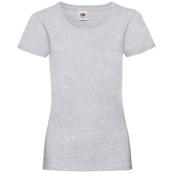 Fruit of the Loom Womens Valueweight Heather Lady Fit T-Shirt