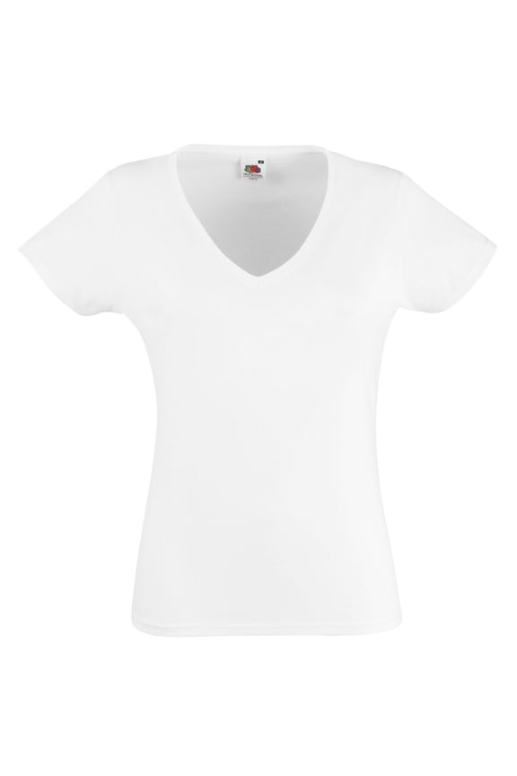Womens Valueweight V Neck Lady Fit T-Shirt