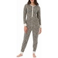 thumbnail image 1 of Fruit of the Loom womens Micro Waffle Premium Thermal Union Suit - Animal Print, 1 of 5