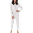 thumbnail image 1 of Fruit of the Loom womens Micro Waffle Premium Thermal Union Suit - White, 1 of 3