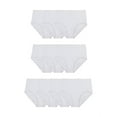 thumbnail image 1 of Fruit of the Loom womens Tag Free Cotton Panties Regular Plus Size Briefs, Plus Size Brief - 10 Pack White, 13 US, 1 of 6