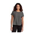 thumbnail image 1 of MERCER+METTLE Women's Stretch Crepe Crew | Lightweight Short Sleeve Top for Women, Dressy T-Shirt for Work & Casual Wear - Anchor Grey M, 1 of 4