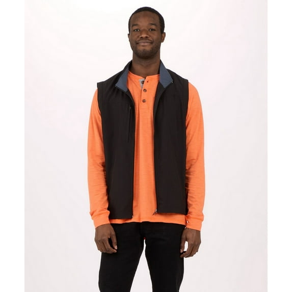 Boxercraft BM5502 Men'S Stretch Woven Vest-Black-S