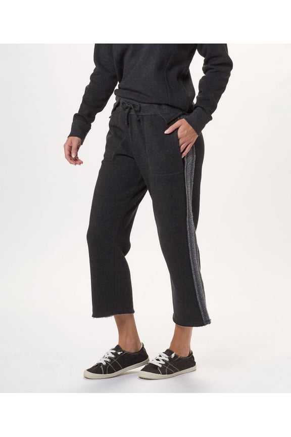 BW6202 Ladies Travel Crop Pant-Charcoal-L