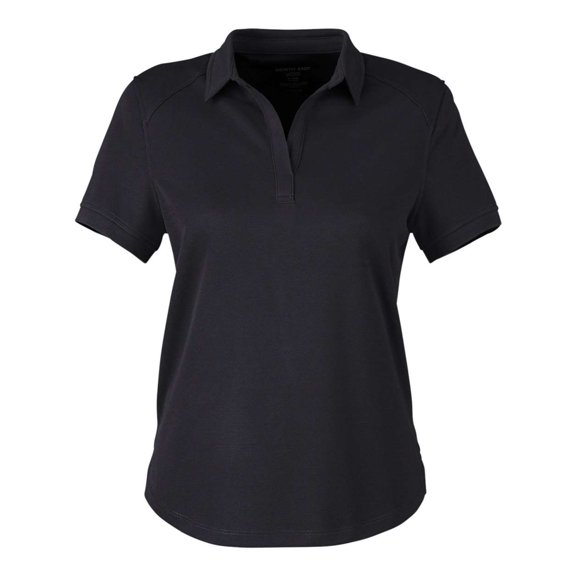 North End NE112W Women's Express Tech Performance Polo-Black-S