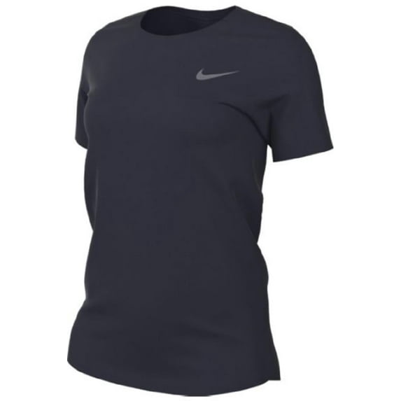 Nike Womens Legend Short Sleeve Crew T-Shirt as1, Alpha, x_l, Regular, Regular, Navy