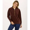 thumbnail image 1 of Boxercraft BW5203 Ladies Manchester Quarter-Zip-espresso-L, 1 of 4