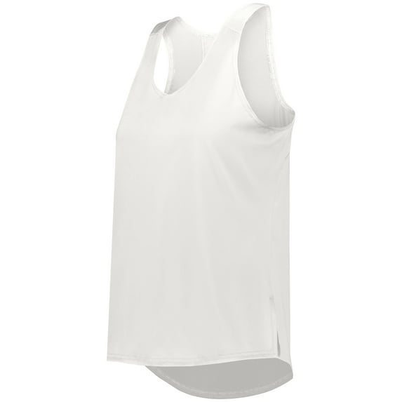 Holloway 222777.005.2XL Ladies Tank, White - 2XL