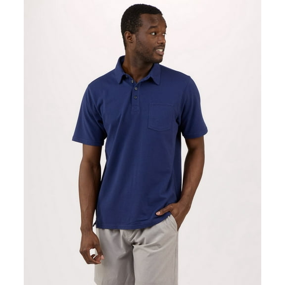 Boxercraft BM2301 Men's Pique Polo-Navy-XS