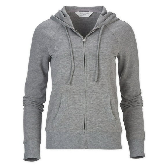 Boxercraft BW5201 Women's Dream Fleece Full-Zip Hoodie-Oxford Heather-S