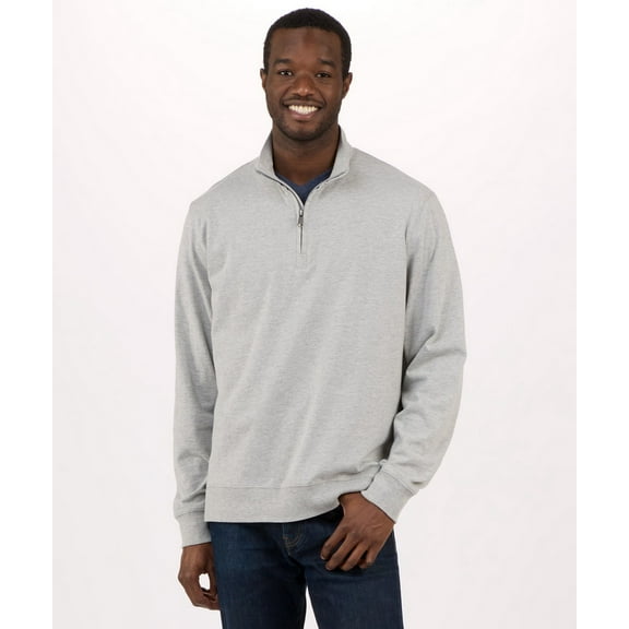 Boxercraft BM5205 Men's Alumni Qtr Zip-Oxford Heather-XXS