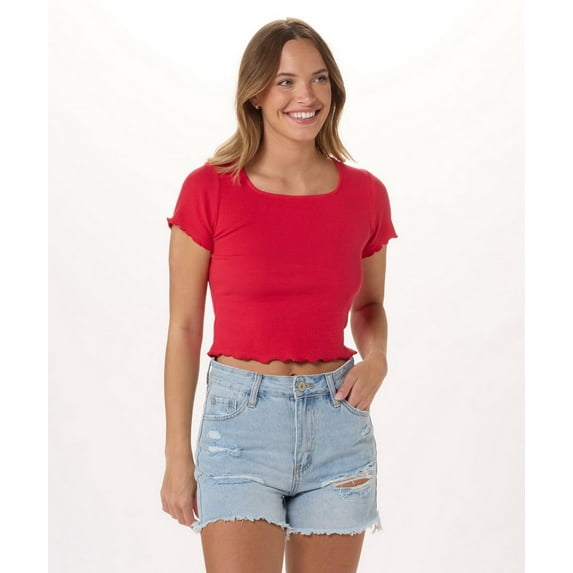 Boxercraft BW2403 Women's Baby Rib Top-Red-L