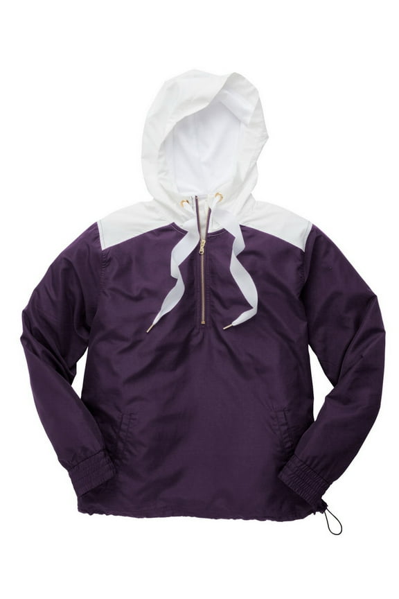 ZP63 Ladies Stadium Anorak-Purple/White-XS